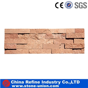 Red Wall Stone Panels, Cultured Stone, Stacked Stone Veneer Red Wall Stone Panels, Cultured Stone, Stacked Stone Veneer