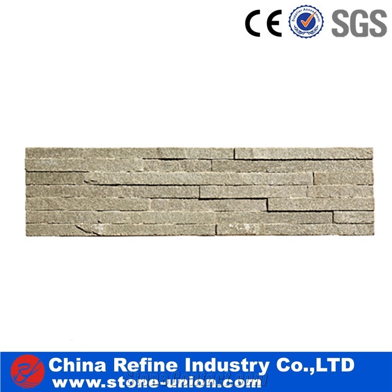 Slate Stone Panel for Wall Cladding Culture Stone,Green Ledge Stone,Stone Wall Decor