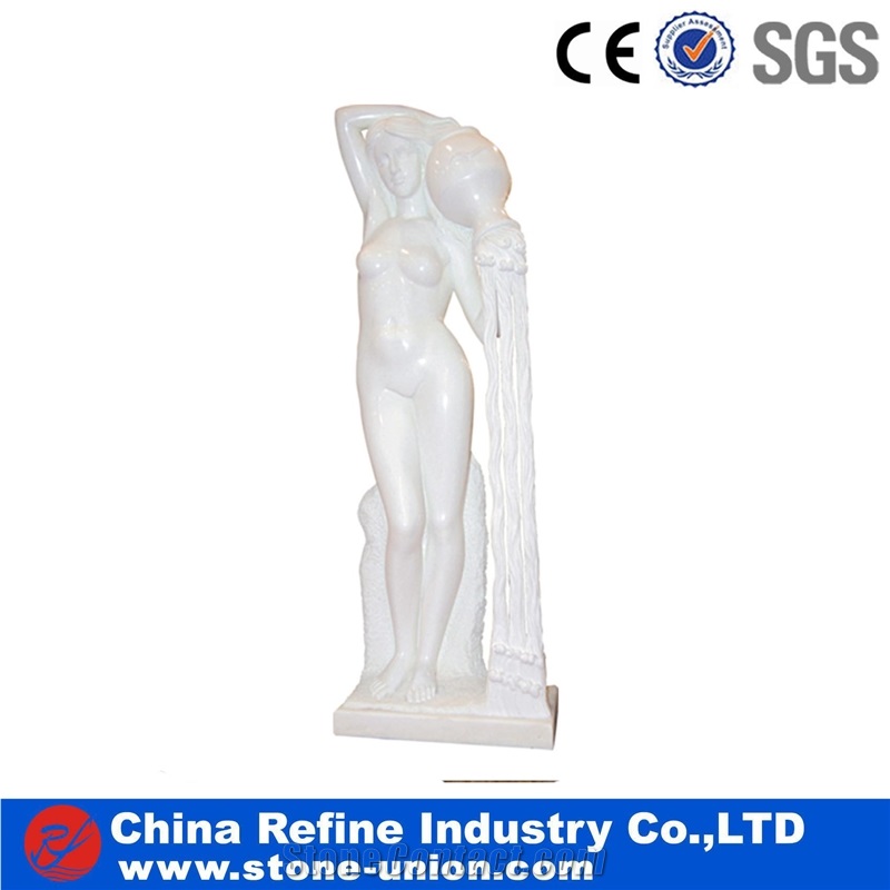 White Marble Handvarved Status Sculpture,White Marble Sculpture