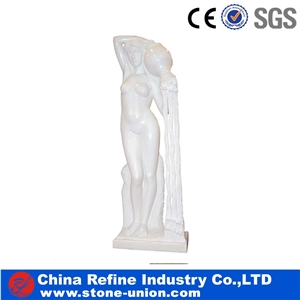 White Marble Handvarved Status Sculpture,White Marble Sculpture