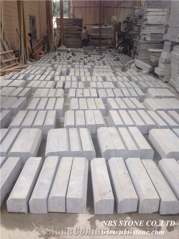 China G654 Granite Kerb Stone,Chinese Curbstone,Curbs, G654 Grey Granite Kerb Stone