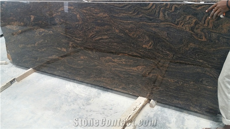 Paradiso Bash Granite (Grey) India Slabs & Tiles, Multicolor Granite Floor Covering Tiles, Walling Tiles