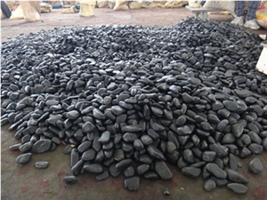 Black Polished Pebble Stone