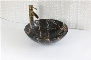 China Cuckoo Red Marble Sink / Basin