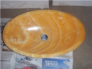 Good Price Oval Shape Onyx Bathroom Sink,Vessel Sink