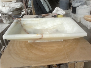 Good Price Square Shape Onxy Bathroom Sink for Sale