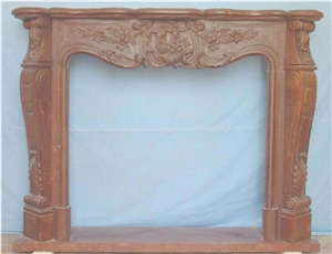 High Quality French Style Marble Fireplace-Rsc045