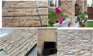 Kimpi Gold Marble Cultured Stone