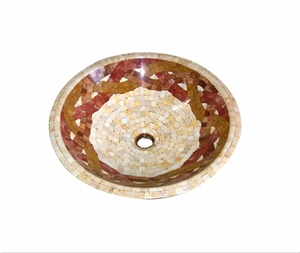Marble Stone Mosaic Sink