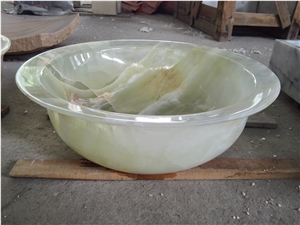 Polished High Quality Onyx Sink for Bathroom