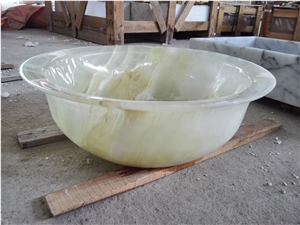 Polished High Quality Onyx Sink for Bathroom