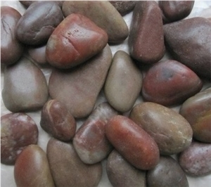 Red Pebble Stone River Stone
