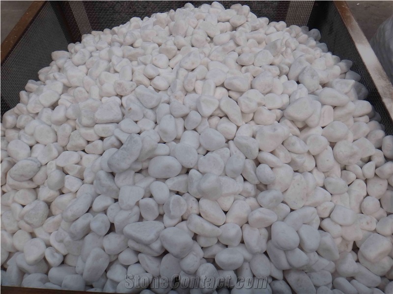 Snow White Pebble Stone