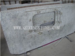 Factory Price White Rose Granite Bathroom Countertop from China