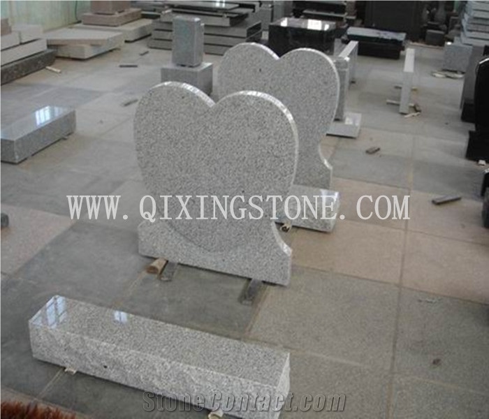 G603 Granite Upright Gravestones