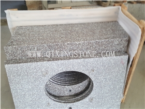 G664 Granite Vanity Top with Ceramic Sink
