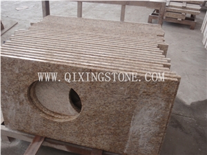 New Image Giallo Ornamental Granite Countertop,Bathroom Countertop,New Year Promotion Giallo Ornamental Granite Countertop
