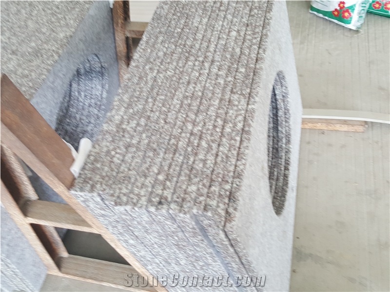 Prefab Mistly Brown G664 Granite Vanity Top,Prefab Vanity Top