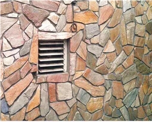 Slate Paving Tiles,Irregular Slate Colorful Paver Stone