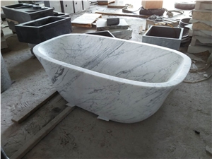 White Marble Bathtub,Carrara Bathtub