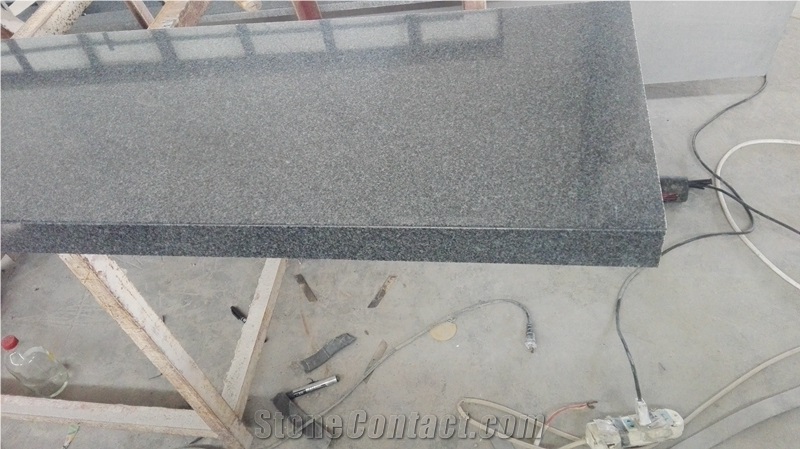 China Blue Black Granite G654 Polished Window Sill Laminated Edge, Padang Dark G654 Window Surround