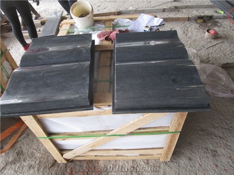 High Quality Pangda Dark Granite G654 Book Shaped Tombstones, New Impala Granite G654 Bible Tombstone