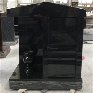 All Black Granite Companion Cremation Columbarium