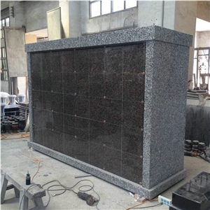 All Granite Double Sided 80 Niches Cremation Columbarium