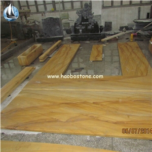 Australia Yellow Wooden Sandstone Big Cemetery Monument