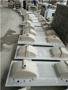 Bianco Carrara C White Marble Custom Bathroom Vanity Tops
