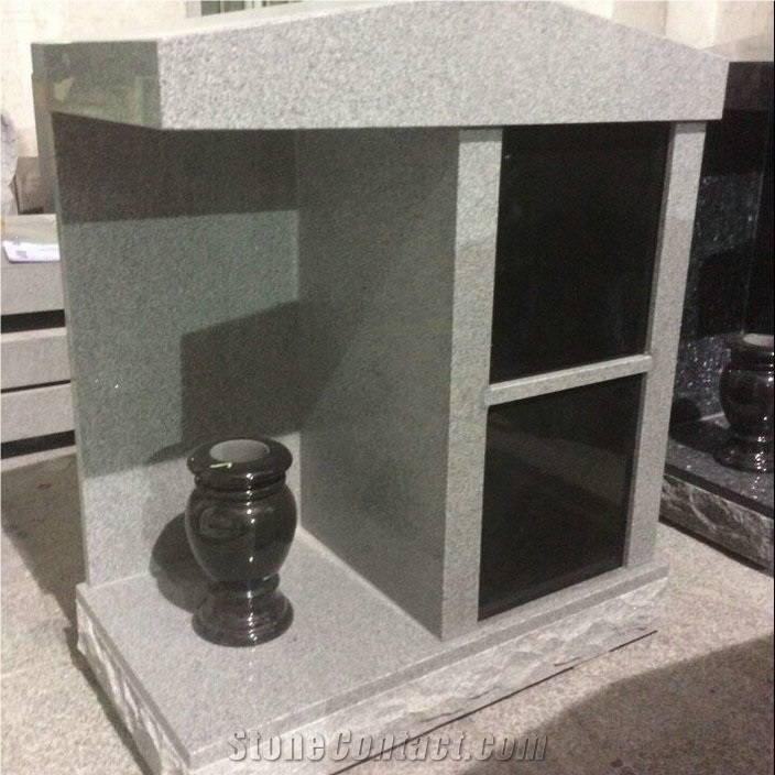 G633 Grey Granite Two Niches Cemetery Columbarium, Cremation Columbarium, Columbarium Niches, All-Granite Columbarium, Private Columbarium