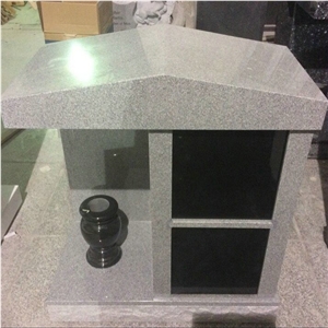G633 Grey Granite Two Niches Cemetery Columbarium, Cremation Columbarium, Columbarium Niches, All-Granite Columbarium, Private Columbarium