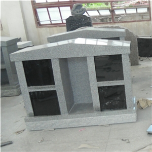 Grey Granite 4 Niche Columbaria with Alcove