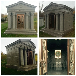 Haobo Professional Walk-In G635 Granite Mausoleum Crypts