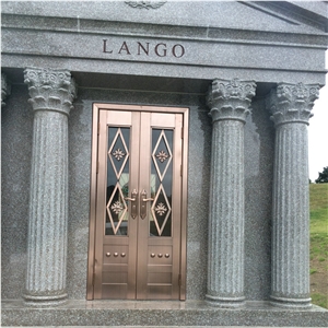 Haobo Professional Walk-In G635 Granite Mausoleum Crypts