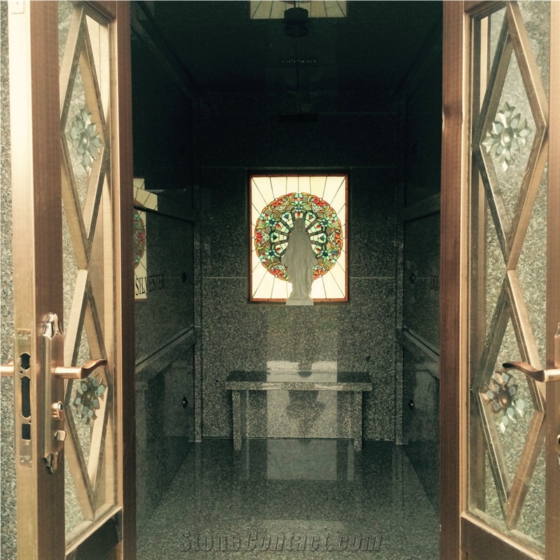 Haobo Professional Walk-In G635 Granite Mausoleum Crypts