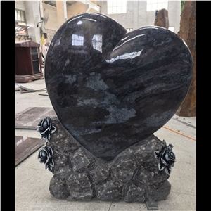 Haobo Stone New Granite Ocean Blue Granite Gravestone