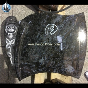 Haobo Stone New Granite Ocean Blue Granite Gravestone
