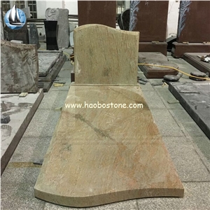 Haobo Stone Raw Silk Granite Cemetery Monuments