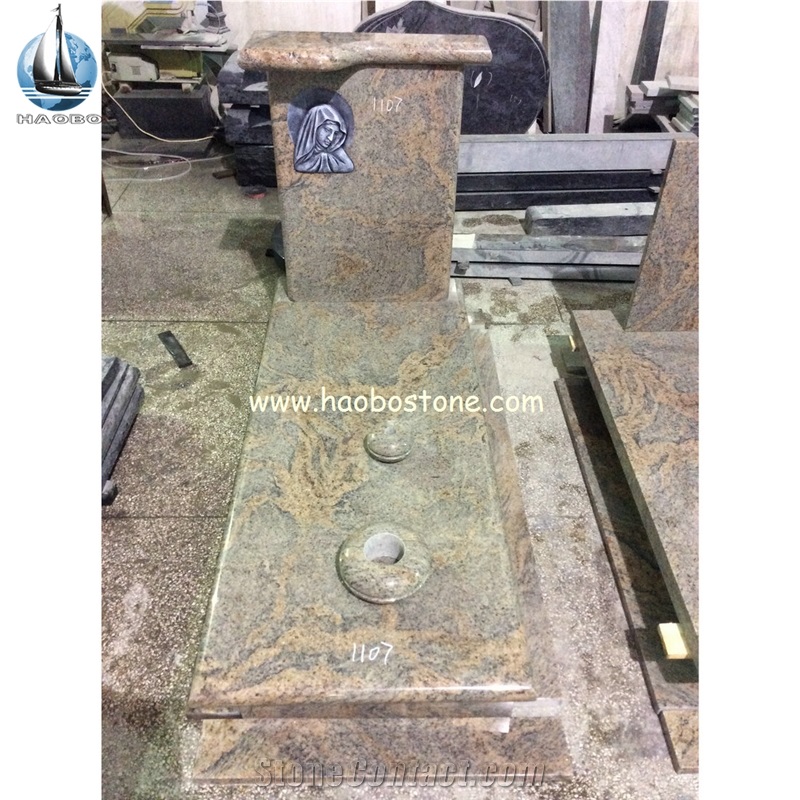 Juparana Columbo Granite Cemetery Monuments