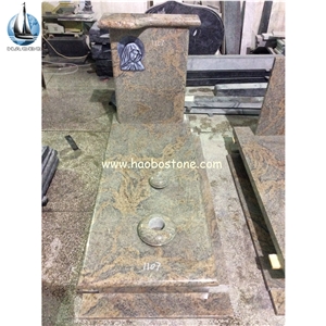 Juparana Columbo Granite Cemetery Monuments