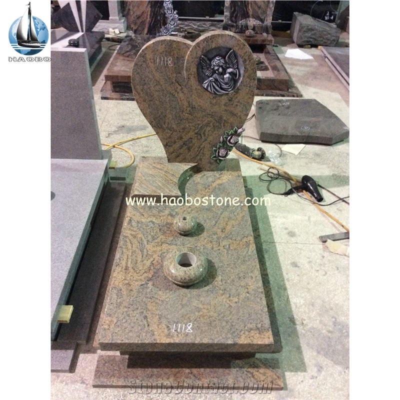 Juparana Columbo Granite Cemetery Monuments