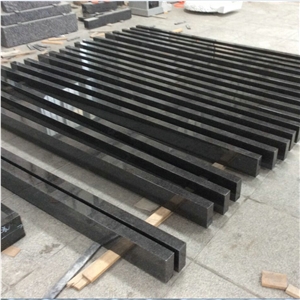 Nero Impala Granite Square Kerbs for Gravestone Nero Impala Granite Square Kerbs for Gravestone