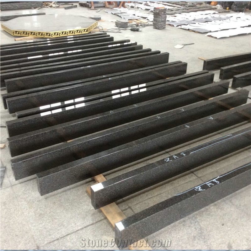 Nero Impala Granite Square Kerbs for Gravestone
