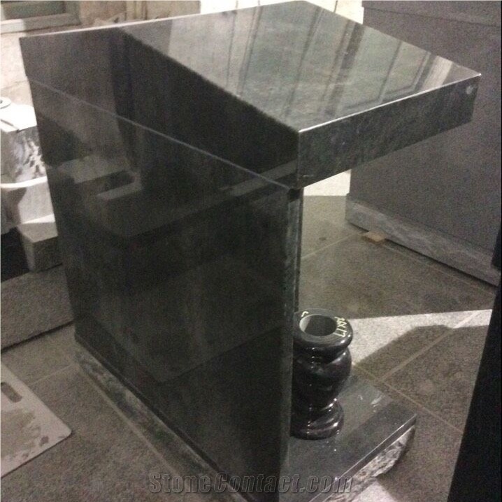 Tropical Green Granite Cremation Columbarium