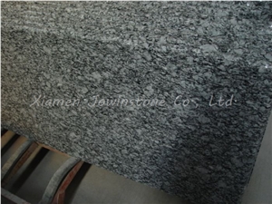 Polished Chinese White/Black/Grey Wavy Grain Granite / Spray White Granite for Wall,Floor
