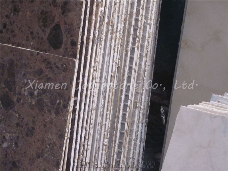 Polished Emperador Dark Marble Composite Panel for Walling,Flooring,Etc.