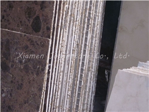 Polished Emperador Dark Marble Composite Panel for Walling,Flooring,Etc.