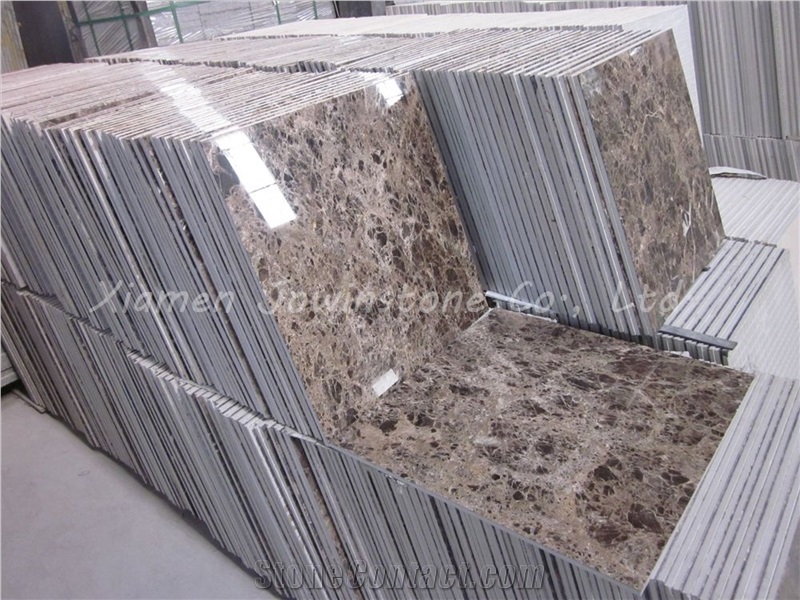 Polished Emperador Dark Marble Composite Panel for Walling,Flooring,Etc.