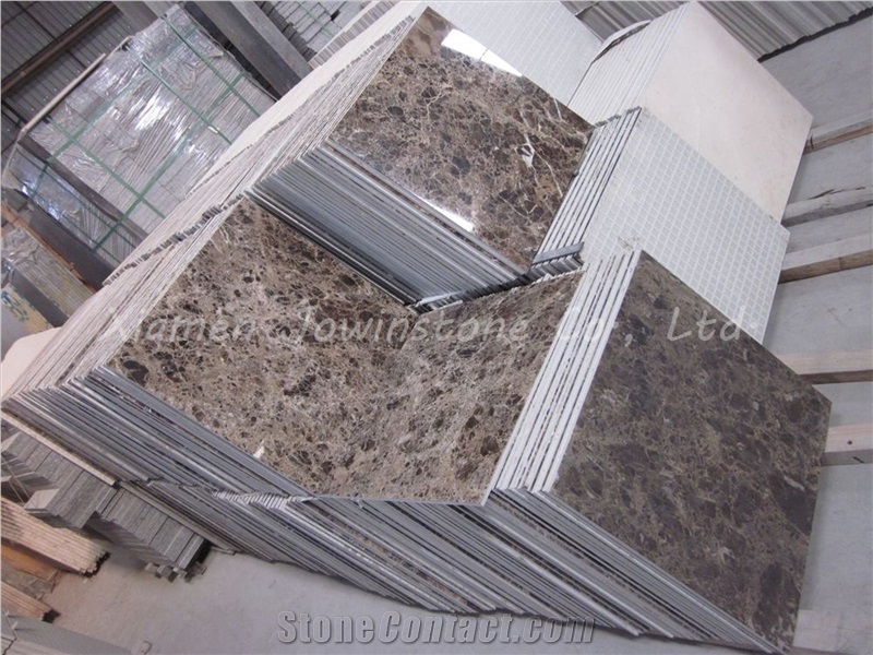 Polished Emperador Dark Marble Composite Panel for Walling,Flooring,Etc.